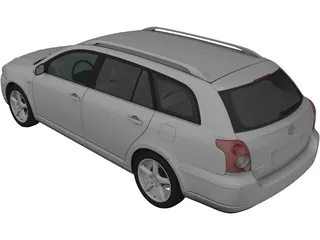 Toyota Avensis Wagon (2006) 3D Model preview
