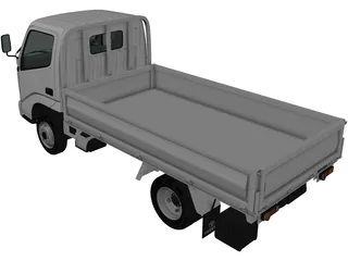 Toyota Toyoace Flatbed (2006) 3D Model preview