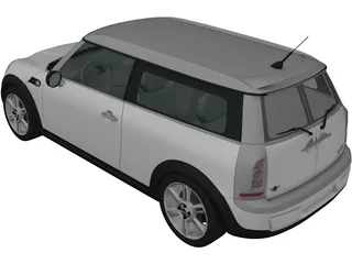 Mini Cooper Clubman (2011) 3D Model preview