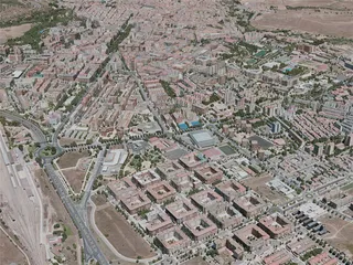 Caceres City, Spain (2020) 3D Model preview