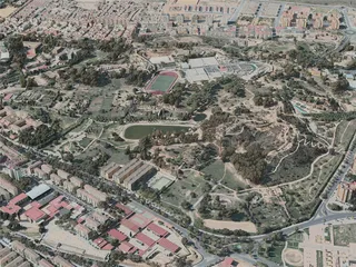 Huelva City, Spain (2020) 3D Model preview
