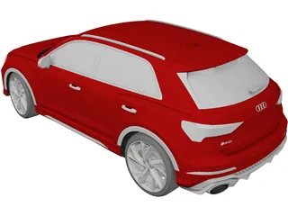 Audi RS Q3 (2020) 3D Model preview