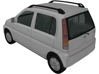 Honda Life (1997) 3D Model preview