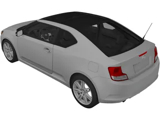 Scion tC (2012) 3D Model preview