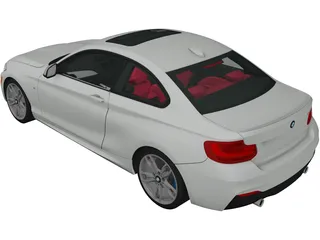 BMW M235i (2015) 3D Model preview