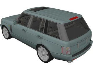 Range Rover Vogue (2004) 3D Model preview