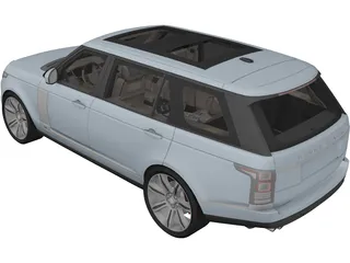 Range Rover Vogue (2013) 3D Model preview