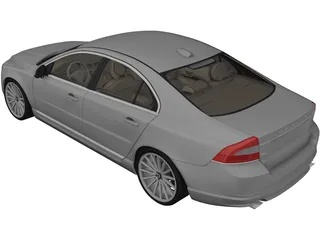 Volvo S80 (2007) 3D Model preview