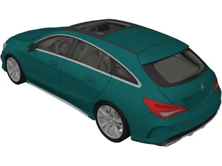 Mercedes-Benz CLA 250 Wagon (2015) 3D Model preview
