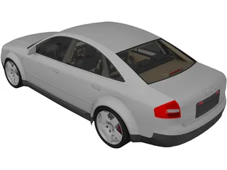 Audi A6 (1998) 3D Model preview