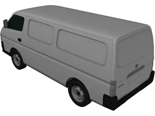 Nissan Urvan PanelVan (2011) 3D Model preview