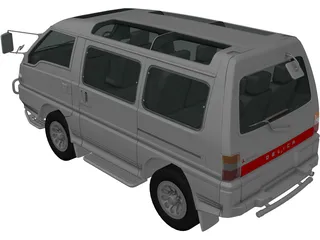 Mitsubishi Delica (1986) 3D Model preview