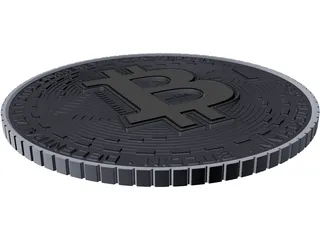Bitcoin 3D Model preview