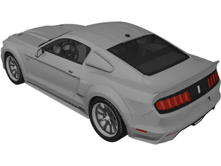 Ford Mustang GT Eleanor (2015) 3D Model preview