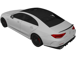Mercedes-Benz CLS 53 AMG (2019) 3D Model preview