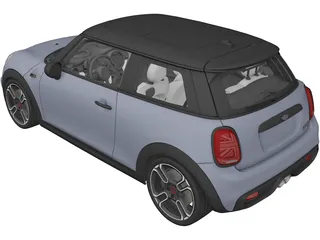 Mini Cooper S JCW (2019) 3D Model preview