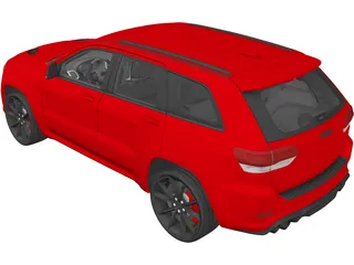 Jeep Grand Cherokee Trackhaw (2018) 3D Model preview