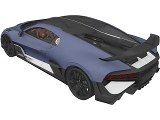 Bugatti Divo (2020) 3D Model preview