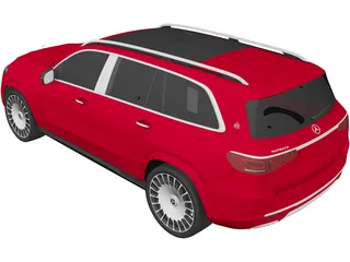 Mercedes-Maybach GLS 600 (2020) 3D Model preview
