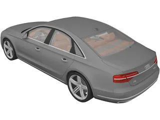 Audi A8 (2015) 3D Model preview