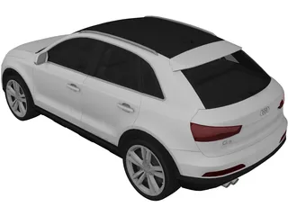 Audi Q3 (2015) 3D Model preview