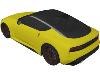 Nissan Z Proto (2021) 3D Model preview