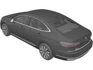 Volkswagen Passat 380 TSI (2021) 3D Model preview