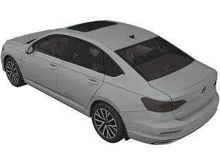 Volkswagen Lavida Plus (2021) 3D Model preview
