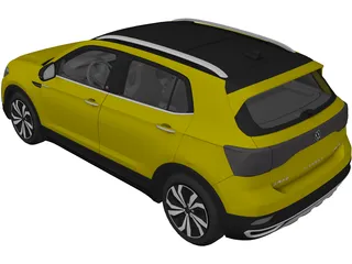 Volkswagen T-Cross 280 TSI (2019) 3D Model preview