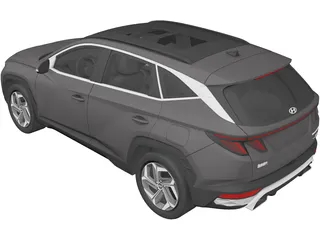 Hyundai Tucson (2021) 3D Model preview