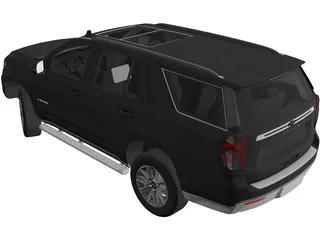 Chevrolet Tahoe Z71 (2021) 3D Model preview
