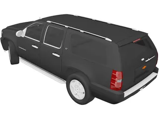 Chevrolet Suburban LT (2007) 3D Model preview