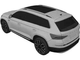 Skoda Kodiaq (2020) 3D Model preview
