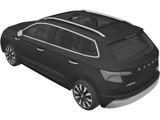 Skoda Karoq (2020) 3D Model preview