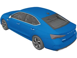 Skoda Octavia PRO (2021) 3D Model preview