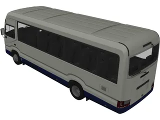 Toyota Coaster (2020) 3D Model preview