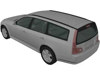 Nissan Stagea (2001) 3D Model preview