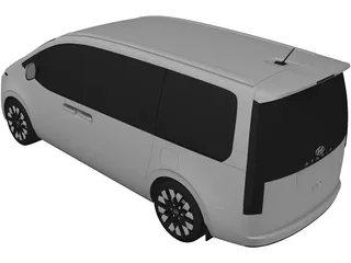 Hyundai Staria Premium (2022) 3D Model preview