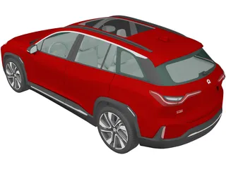 NIO ES6 (2019) 3D Model preview