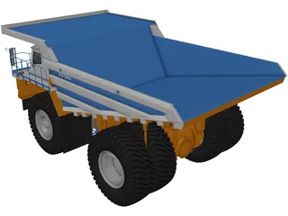 BELAZ 75180 (2014) 3D Model preview