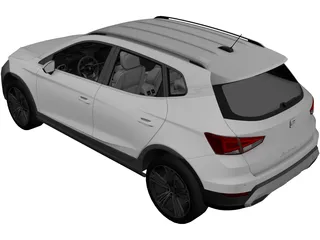 Seat Arona (2022) 3D Model preview