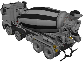 Mercedes-Benz Arocs 3D Model preview