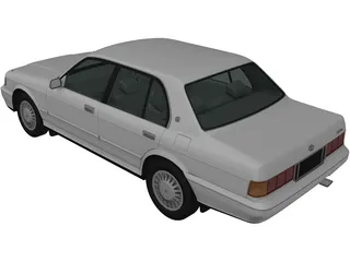 Toyota Crown (1991) 3D Model preview