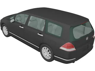 Honda Odyssey (2003) 3D Model preview