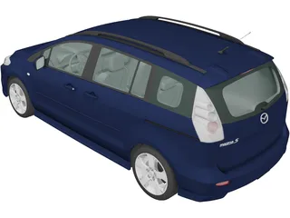 Mazda 5 Sport (2005) 3D Model preview