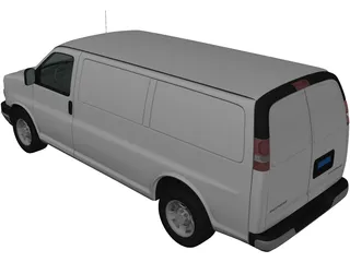 Chevrolet Express (2011) 3D Model preview