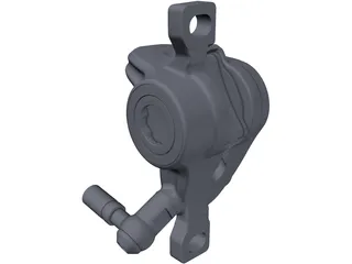Magura MT4 Brake Caliper 3D Model preview