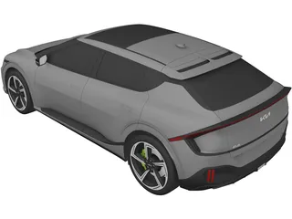 Kia EV6 GT (2022) 3D Model preview