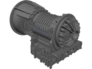Allison Transmission 3200 3D Model preview
