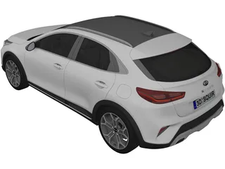 Kia X-Ceed (2022) 3D Model preview